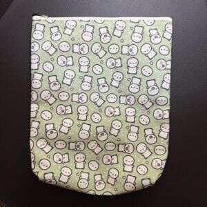 TheCoffeeMonsterzCo - Matcha Green Stationery Pouch w/ 14 Elastic Loops